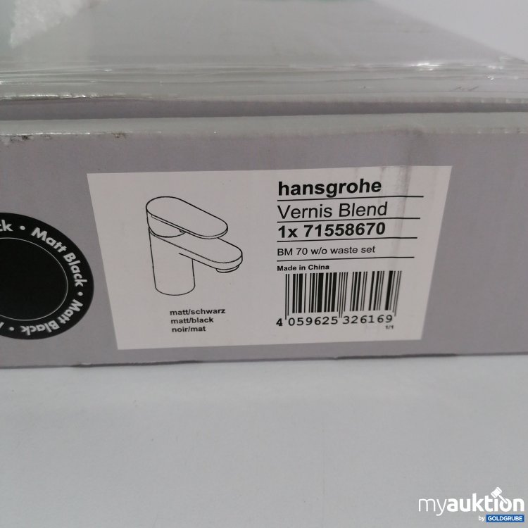 Artikel Nr. 778082 Artikel Nr. 778082: Hansgrohe Vernis Blend 71558679