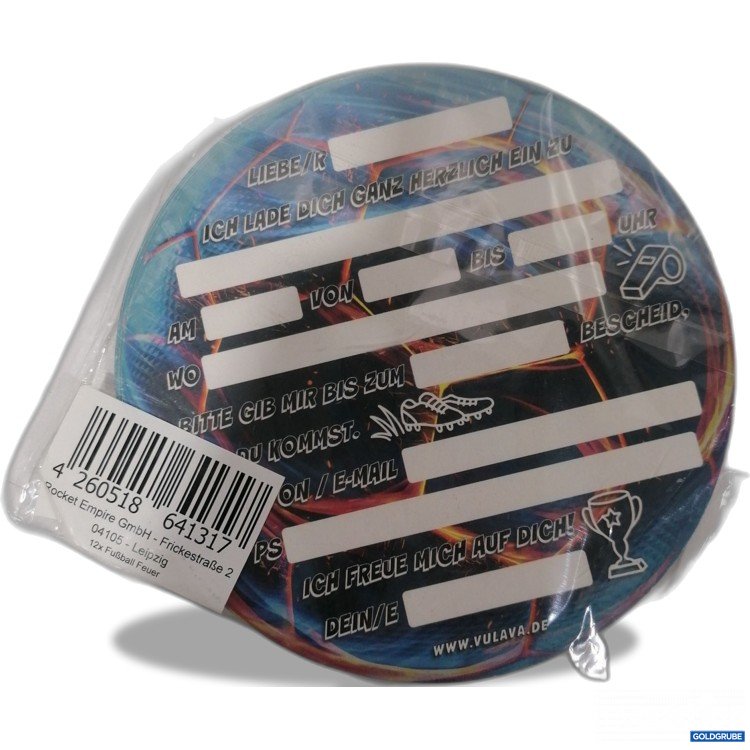 Artikel Nr. 898082: Einladen Fußball 12Stk