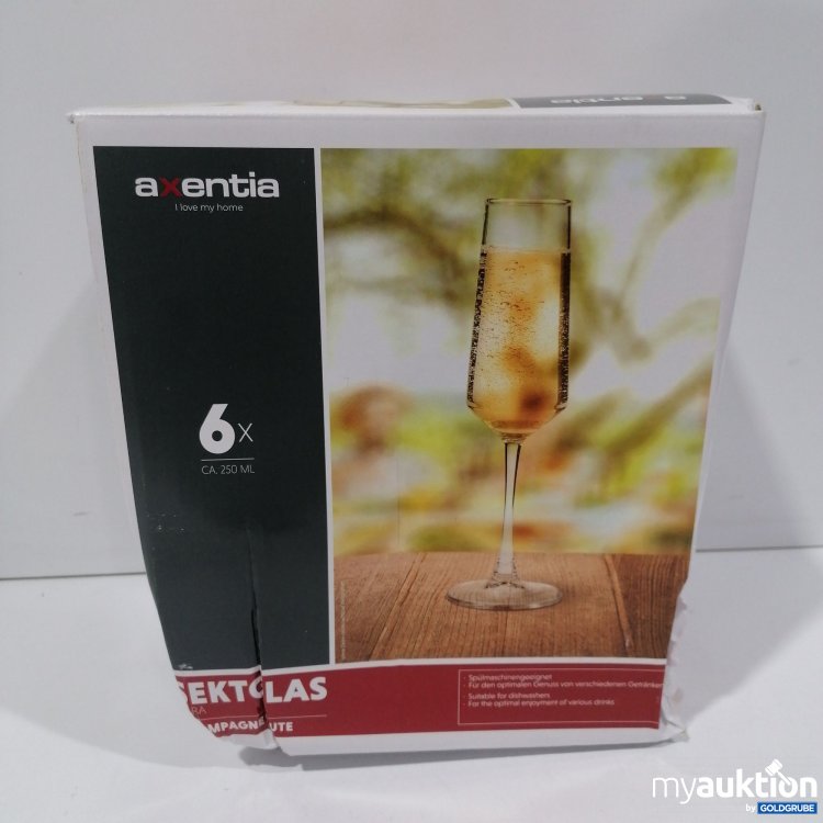 Artikel Nr. 916082: Axentia Sektglas 6x250ml