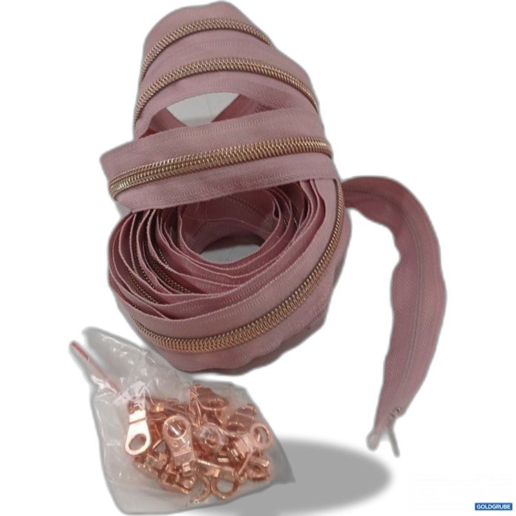 Artikel Nr. 939082: Reißverschluss rosa mit Zippern