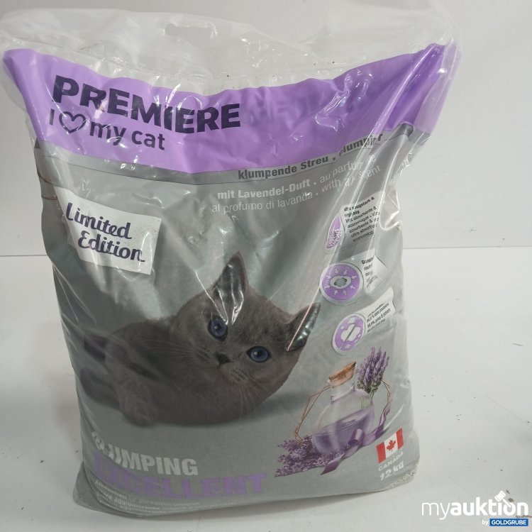 Artikel Nr. 951082: Premiere klumpend Katzenstreu Lavendel Duft 12kg 