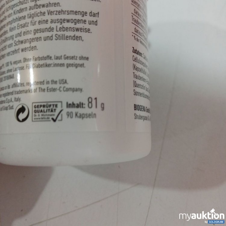 Artikel Nr. 971082 Artikel Nr. 971082: Biogena Ester-C Vitamin C Kapseln