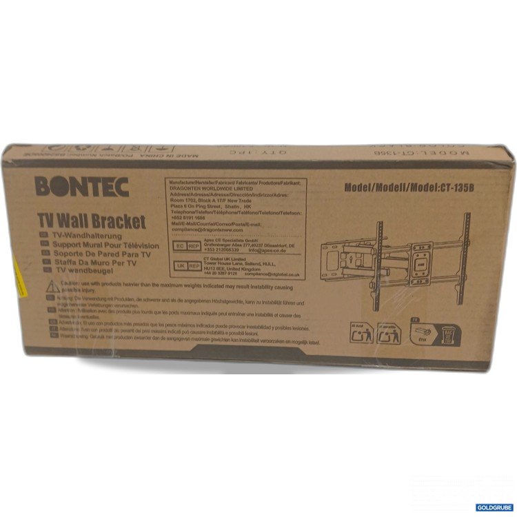 Artikel Nr. 977082 Artikel Nr. 977082: Bontec TV Wandhalterung Model: CT 135B