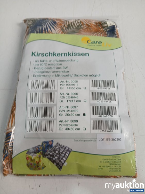 Artikel Nr. 996082: KIRSCHKERNKISSEN