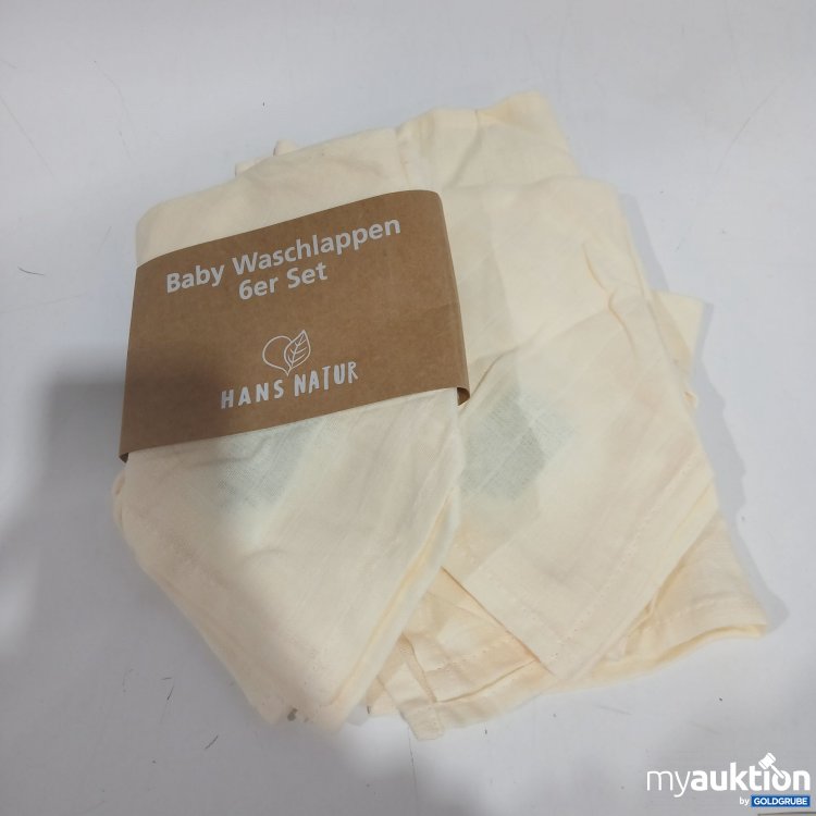 Artikel Nr. 443083: Hans Natur Baby Waschlappen Set 12Stk 