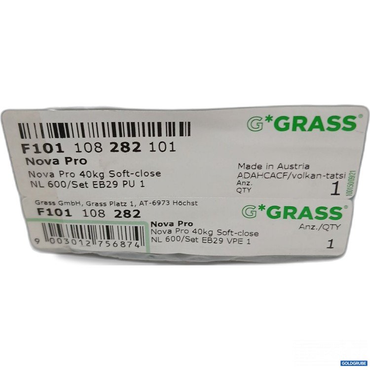 Artikel Nr. 444083: Grass Nova Pro 40kg Soft clone NL 700/Set F101 108 282 