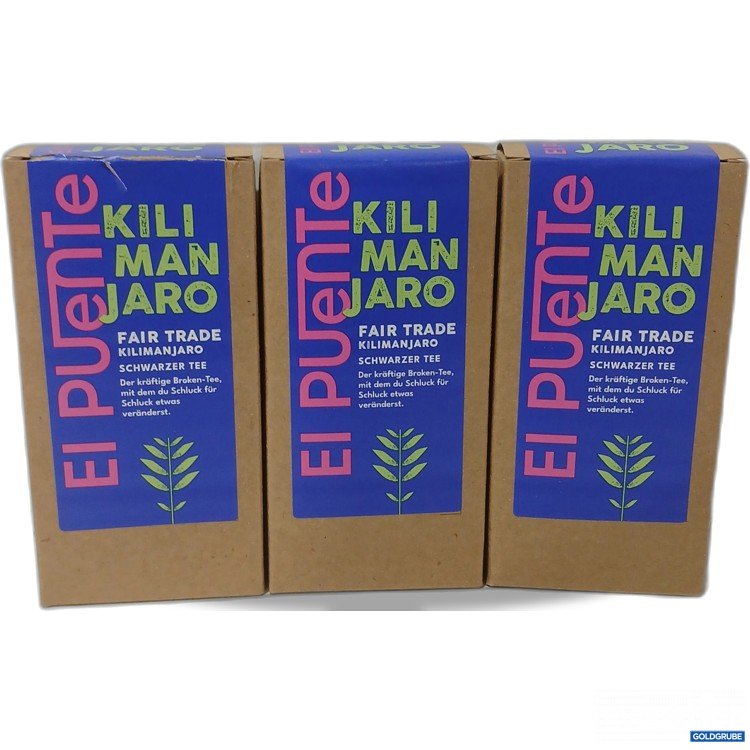 Artikel Nr. 461083: Elpuente Kilimanjaro Schwarzer Tee 3x100g 