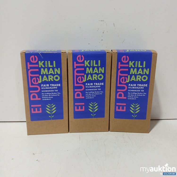 Artikel Nr. 461083: Elpuente Kilimanjaro Schwarzer Tee 3x100g 