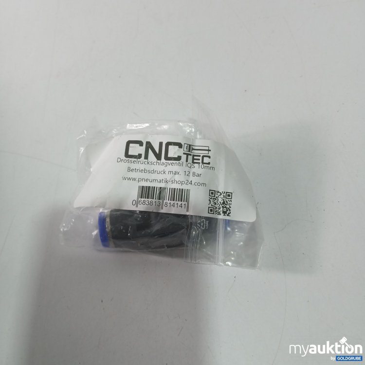 Artikel Nr. 815083 Artikel Nr. 815083: CNC Tec Drosselrückschlagventil IQS 10mm