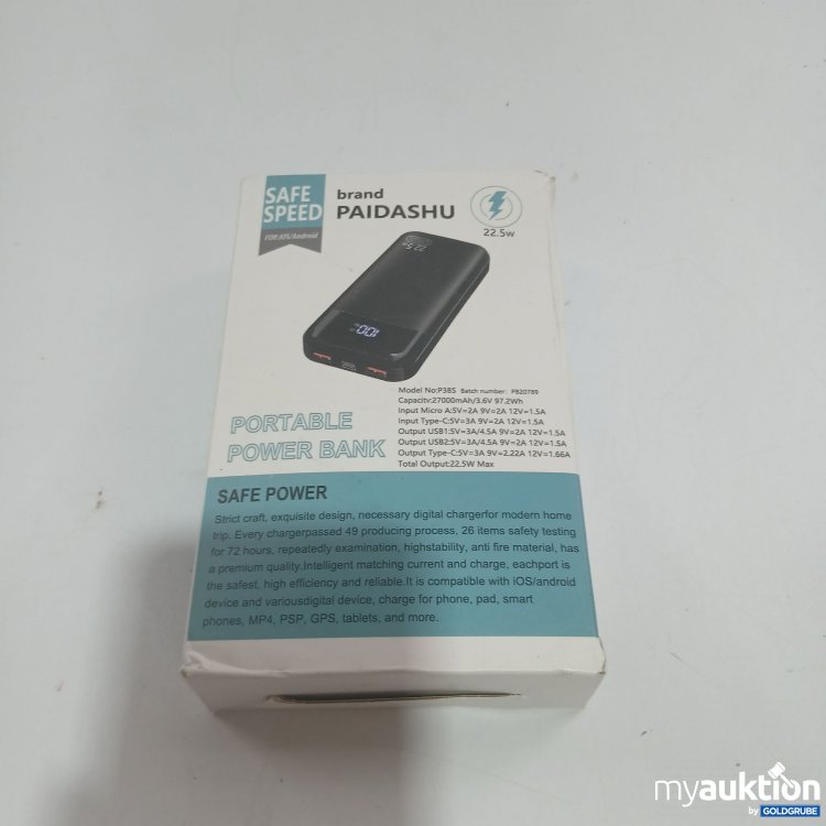 Artikel Nr. 846083 Artikel Nr. 846083: Brand Paidashu Portable Power Bank 22.5W