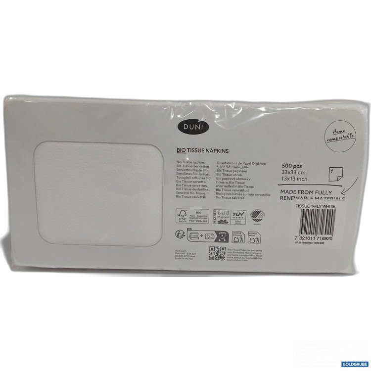 Artikel Nr. 882083: Duni Bio Tissue Servietten 33x33cm 500Stk 