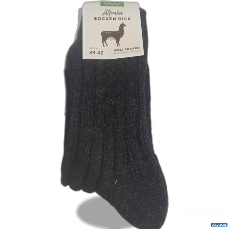 Artikel Nr. 939083: Fellhof Alpaka Socken Dick Wollsocken