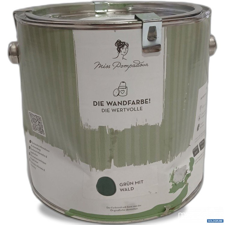 Artikel Nr. 959083: Miss Pompadour Wandfarbe grün mit Wald 2,5l 