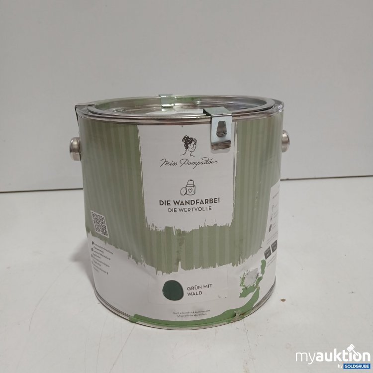 Artikel Nr. 959083: Miss Pompadour Wandfarbe grün mit Wald 2,5l 