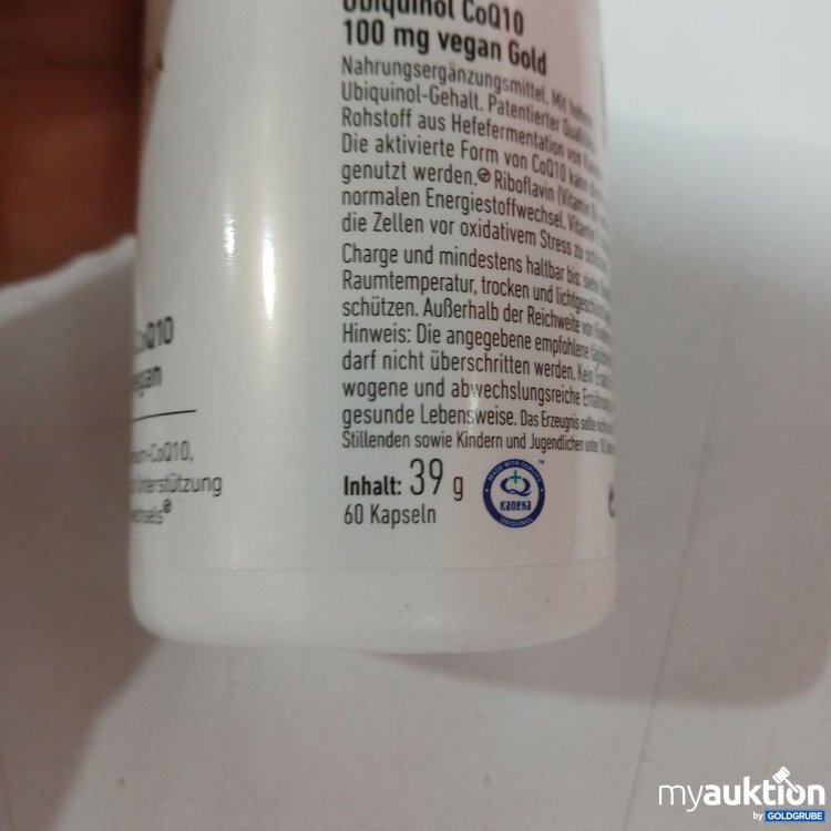 Artikel Nr. 971083 Artikel Nr. 971083: Biogena Ubiquinol CoQ10 100 mg vegan