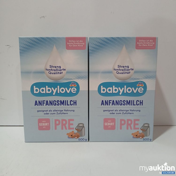 Artikel Nr. 972083: Babylove Anfangsmilch PRE 2×500g