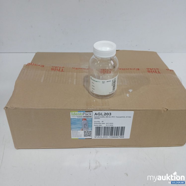 Artikel Nr. 979083 Artikel Nr. 979083: Sample Bottle 250ml PET Transparent 43mm closure 29Stk