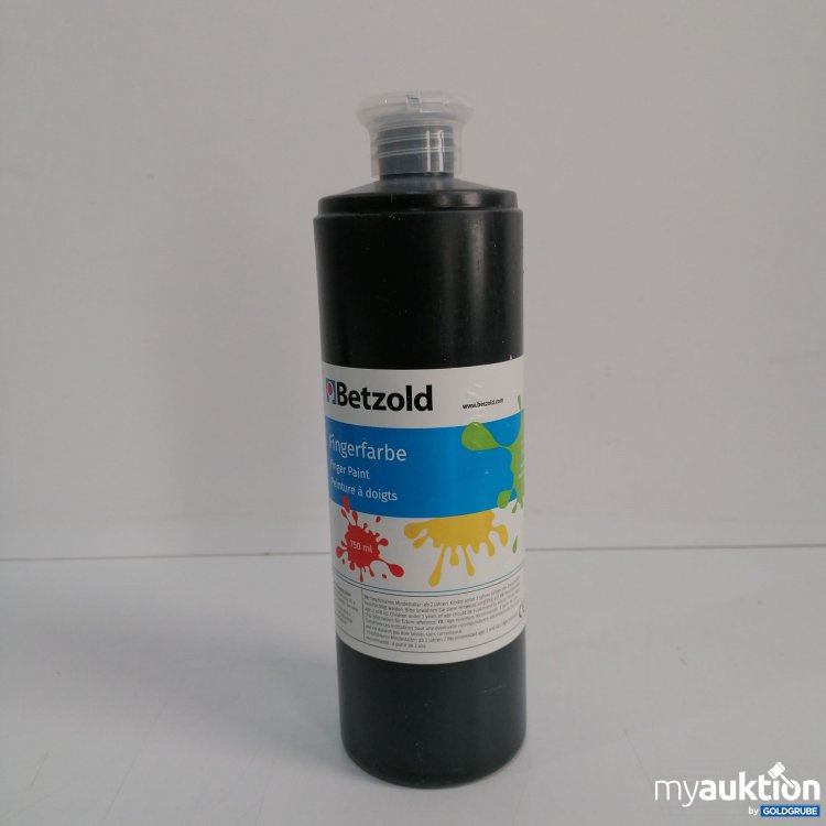 Artikel Nr. 440084 Artikel Nr. 440084: Betzold Fingerfarben 750ml schwarz