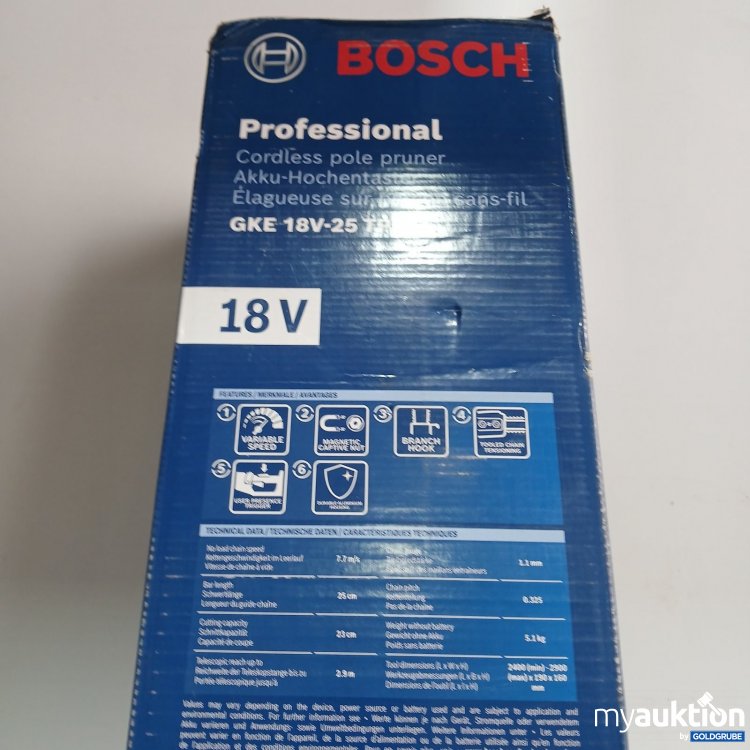 Artikel Nr. 445084 Artikel Nr. 445084: Bosch Professional Akku-Hochentaster GKE 18V-25 TP