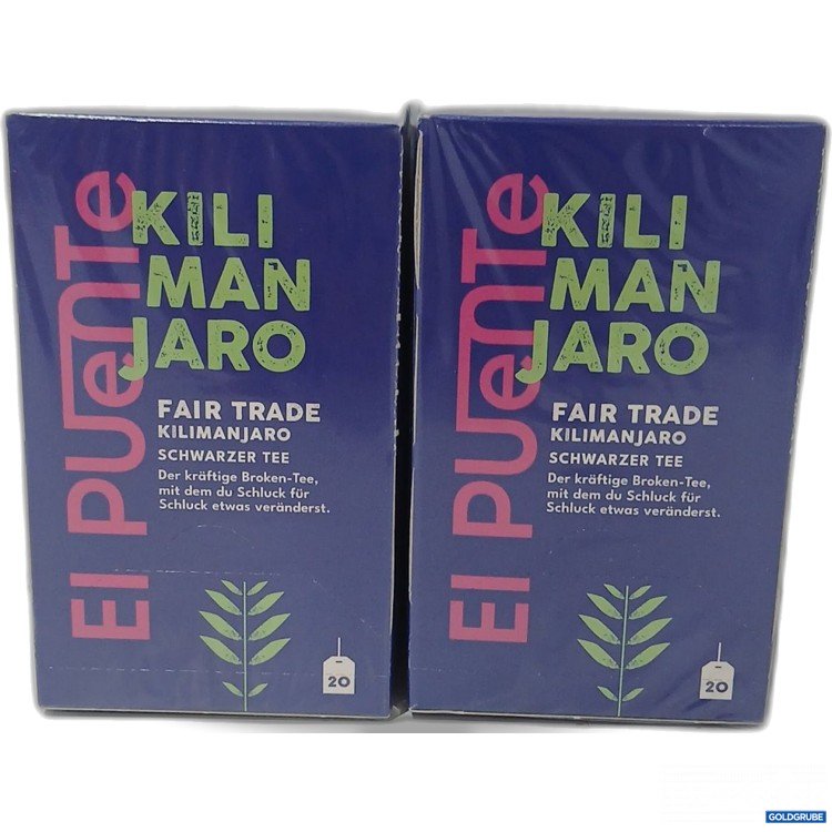 Artikel Nr. 461084: El Puente Kilimanjaro Schwarzer Tee 2x 40g 