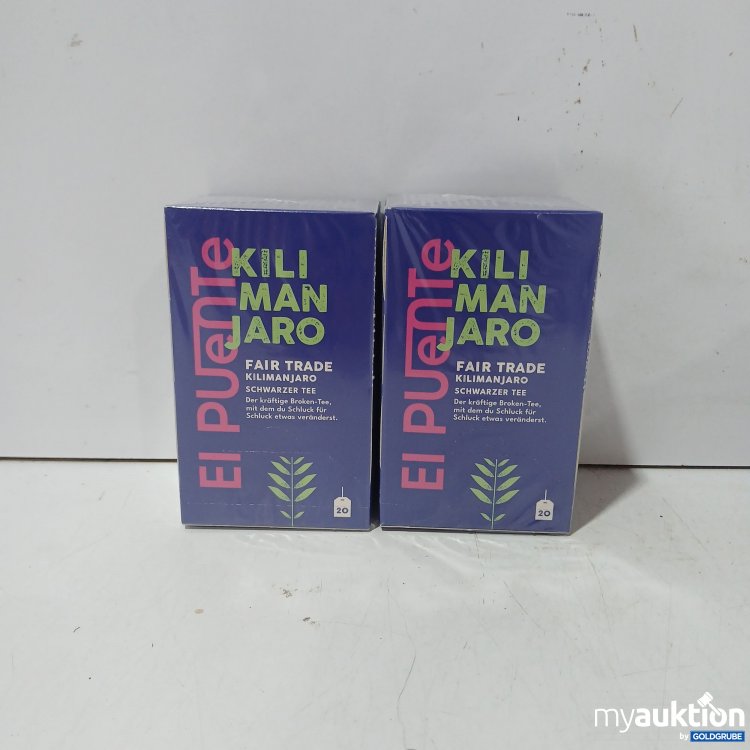 Artikel Nr. 461084: El Puente Kilimanjaro Schwarzer Tee 2x 40g 