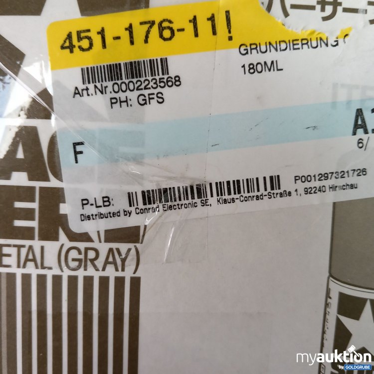 Artikel Nr. 822084: Surface Primer L, grau 4806, 180 ml