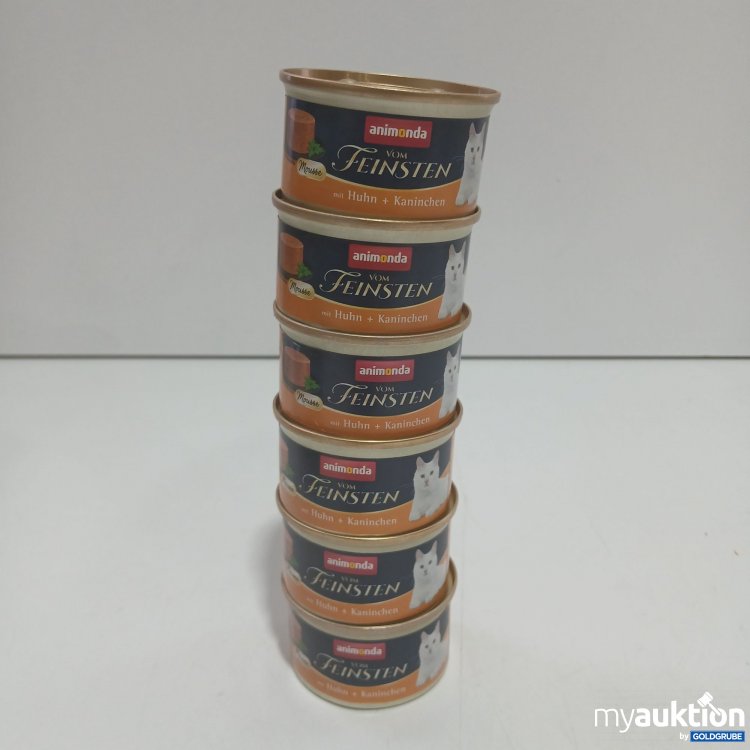 Artikel Nr. 852084: Animonda Feinsten Huhn + Kaninchen 6x85g