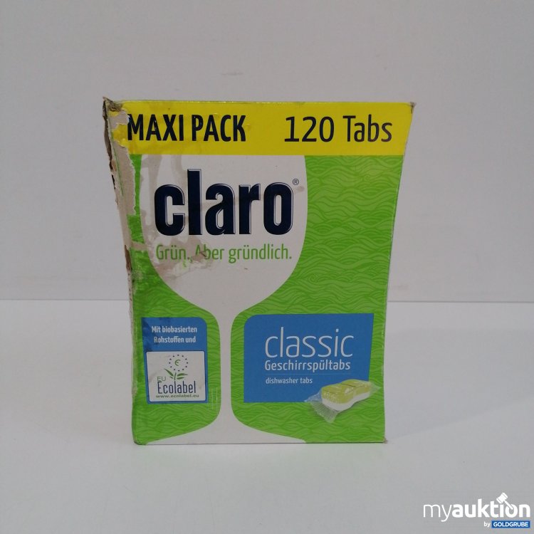 Artikel Nr. 856084 Artikel Nr. 856084: Claro Classic Geschierrspültabs Maxi Pack 120 Tabs