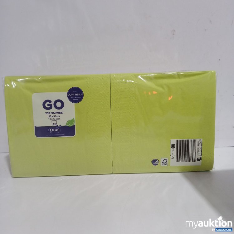 Artikel Nr. 882084: Duni Servietten 33x33cm 250Stk grün 