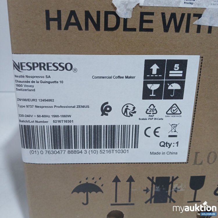 Artikel Nr. 956084: Nespresso Zenius Coffee Maker 