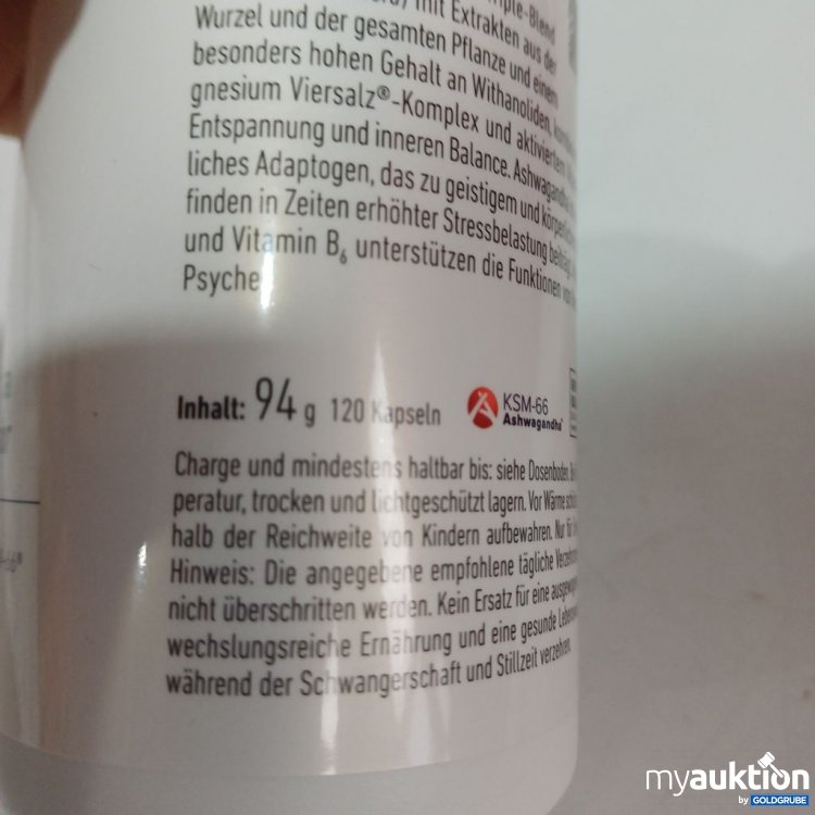 Artikel Nr. 971084 Artikel Nr. 971084: Biogena Ashwagandha Triple Superior Kapseln