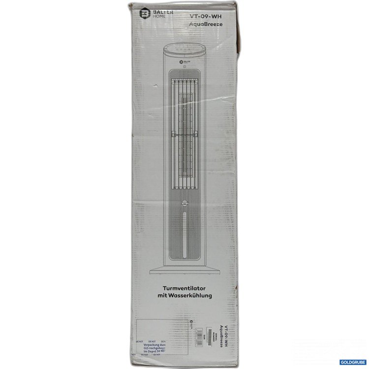 Artikel Nr. 444085: Balter Home VT 09 WH Turmventillator mit Wasserkühlung 