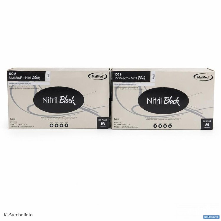 Artikel Nr. 465085 Artikel Nr. 465085: MaiMed Nitril Black Untersuchungshandschuhe Gr. M je 100x