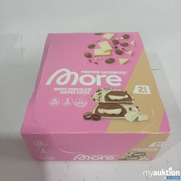 Artikel Nr. 469085 Artikel Nr. 469085: More Protein Satisbites White Chocolate Coffee Lover