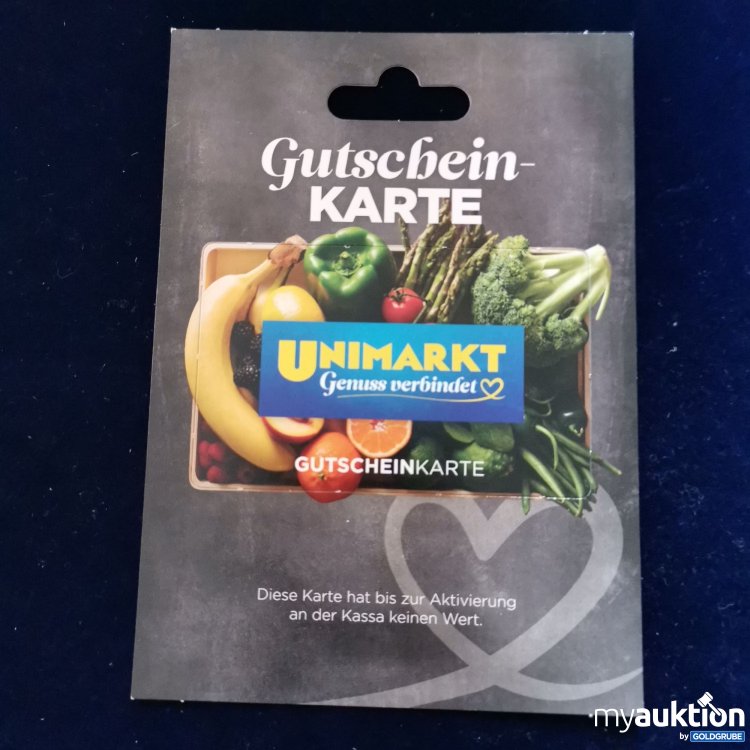 Artikel Nr. 784085 Artikel Nr. 784085: Unimarkt Gutschein Wert 20 Euro