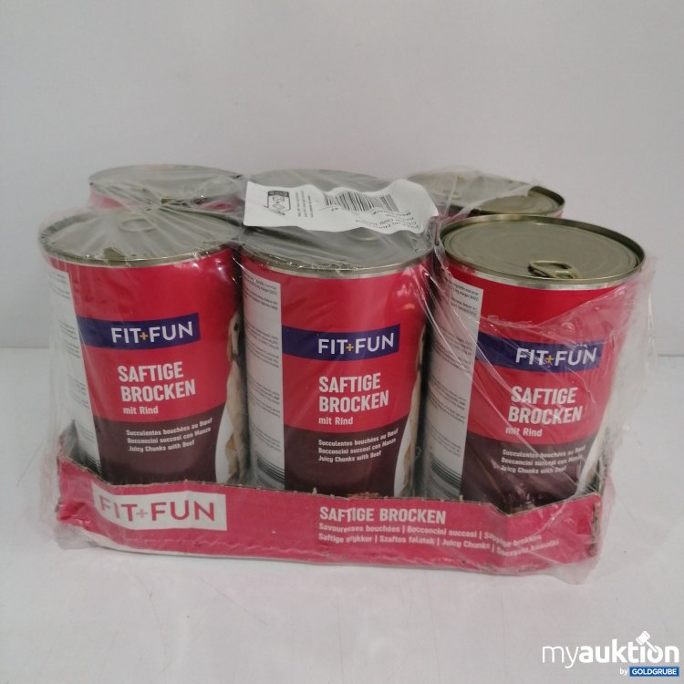 Artikel Nr. 840085 Artikel Nr. 840085: Fit +Fun Hund, Saftige Brocken 6x1240g