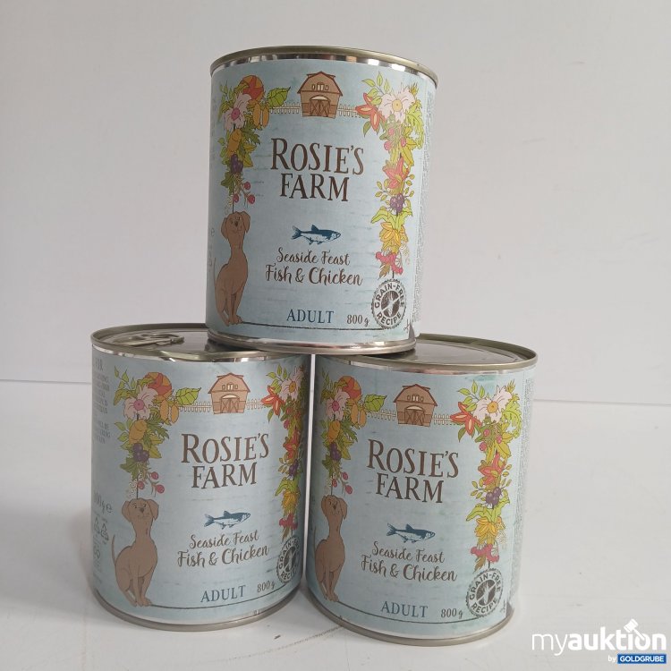 Artikel Nr. 858085 Artikel Nr. 858085: Rosies Farm Hundefutter Fish&Chicken je 800g