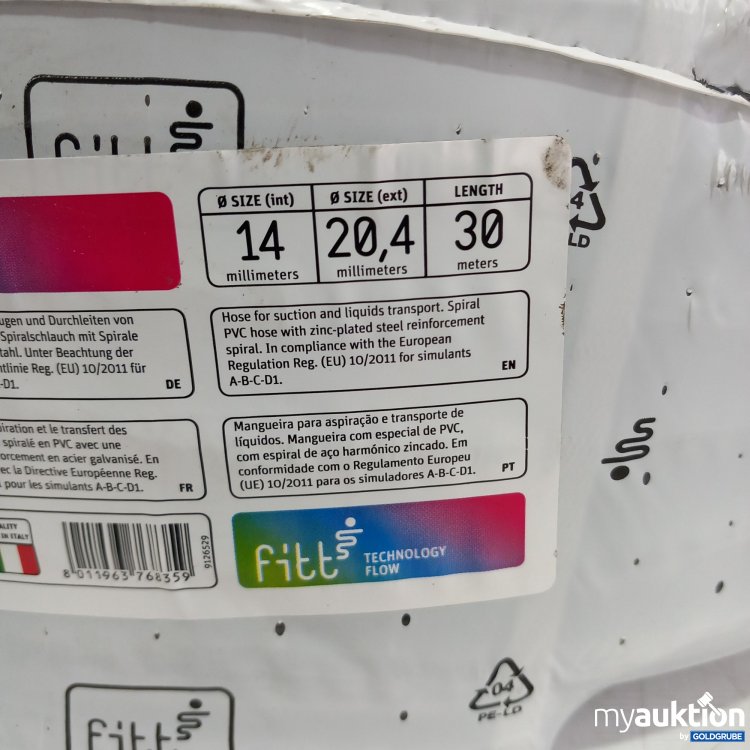 Artikel Nr. 906085: Fitt Metalflex Schlauch 30m 