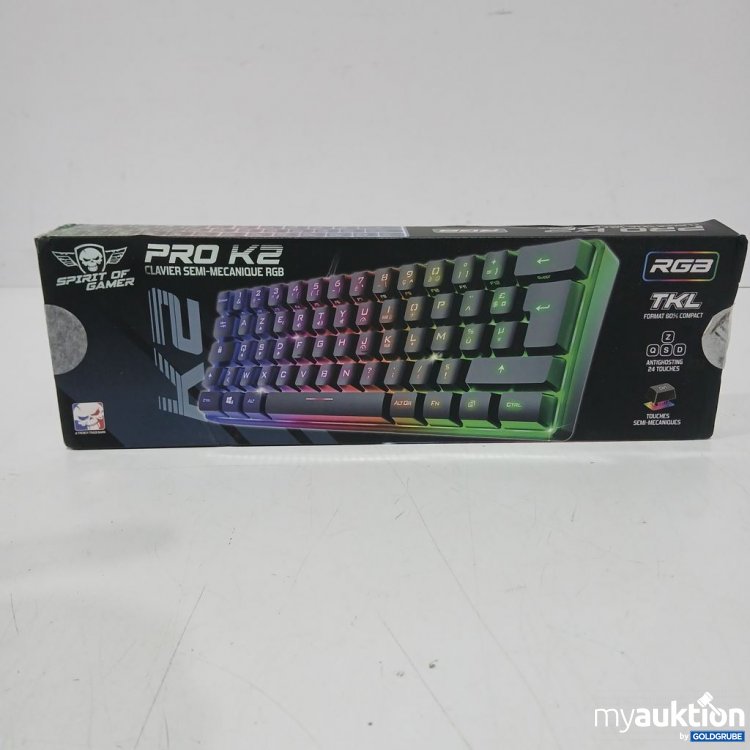 Artikel Nr. 920085: Spirit of Gamer PRO K2 Gaming Tastatur TKL