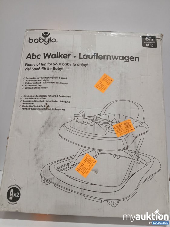 Artikel Nr. 960085: babylo Abc Walker Lauflernwagen 6m 12kg 