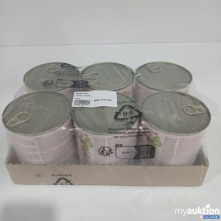Artikel Nr. 818086 Artikel Nr. 818086: Rosies Farm Hundefutter Lamb 6x800g