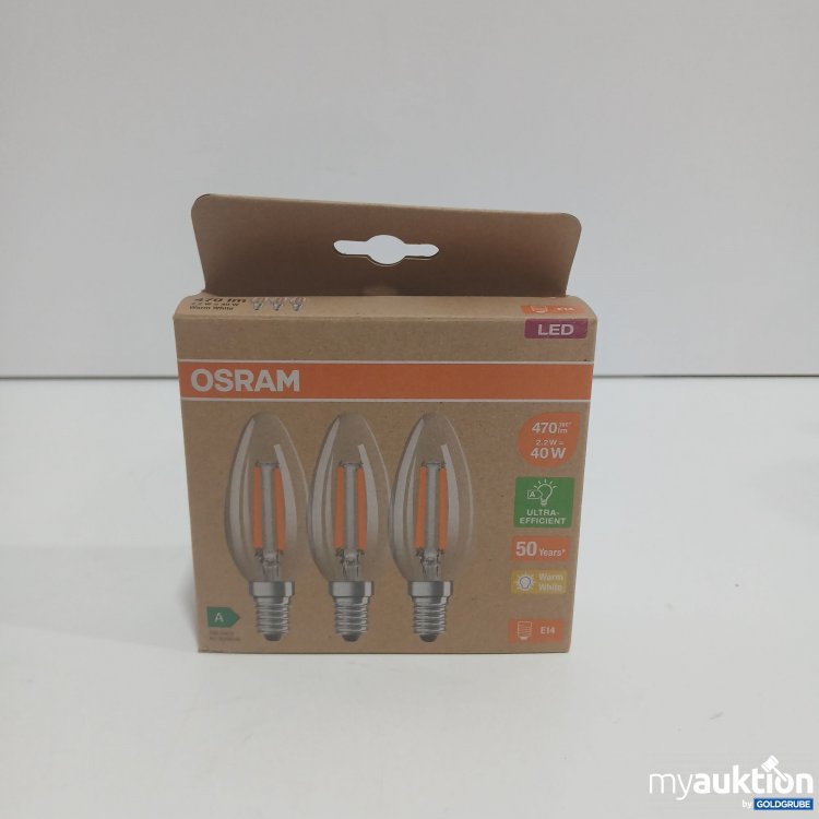 Artikel Nr. 866086: Osram LED Classic B 40 Glühbirne 3x E14