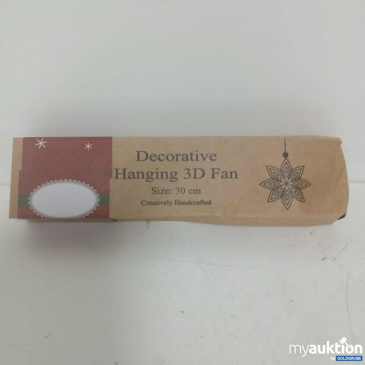 Artikel Nr. 903086: Decorative Hanging 3D Fan 30cm 