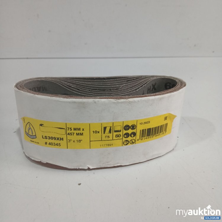 Artikel Nr. 921086: Schleifband 75mm x 457mm 10x 