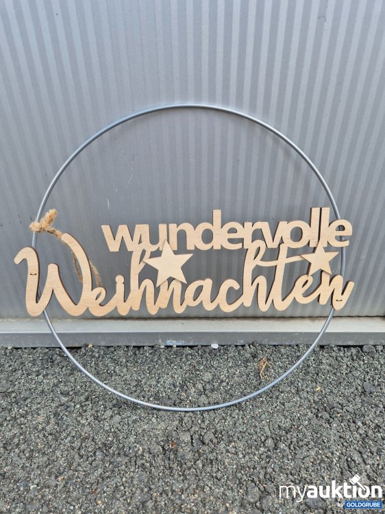 Artikel Nr. 935086 Artikel Nr. 935086: Metallloops mit Holz Weihnachten