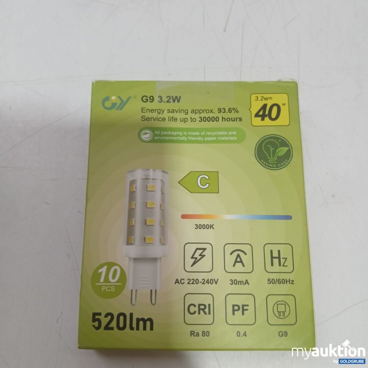 Artikel Nr. 938086 Artikel Nr. 938086: GY G9 LED Lampe 3.2W 10 Stück