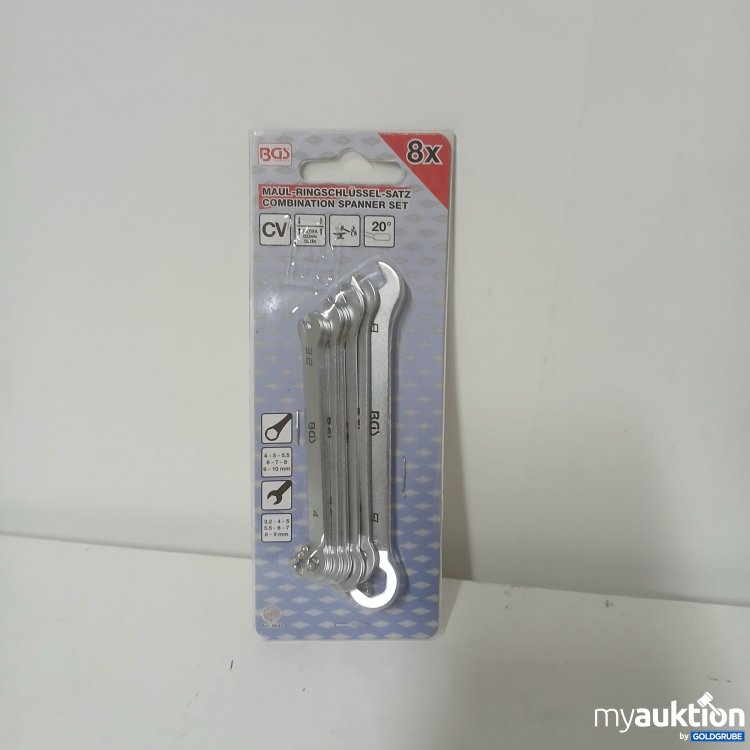 Artikel Nr. 913087: BGS Maul-Ringschlüssel-Satz 8x 8646