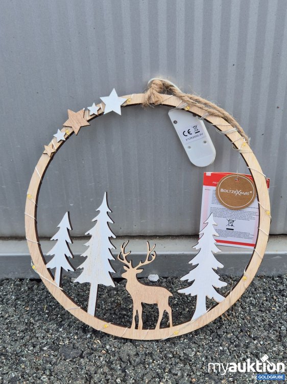 Artikel Nr. 935087: Holzloops mit Beleuchtung Weihnachten
