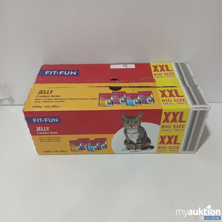Artikel Nr. 957087: Fit&Fun 4 verschiedene Sorten Jelly Katzenfutter 44×100g