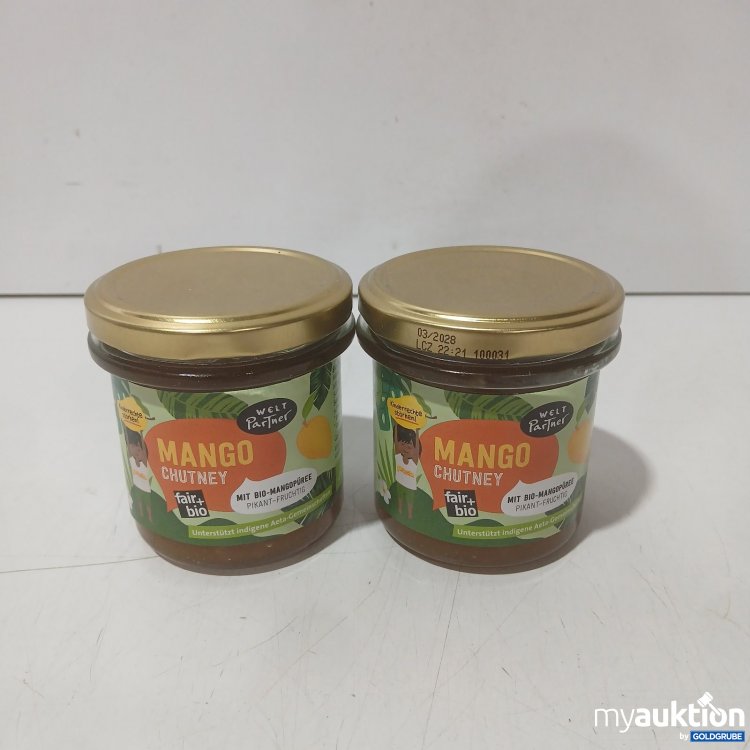 Artikel Nr. 468088: WeltPartner Gläser Mango Chutney 160g
